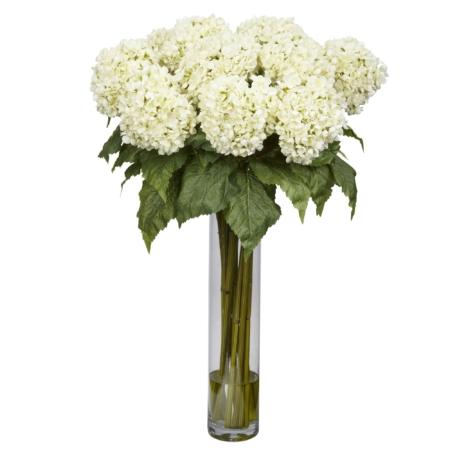 Captivating Hydrangea Silk Flower Arrangement