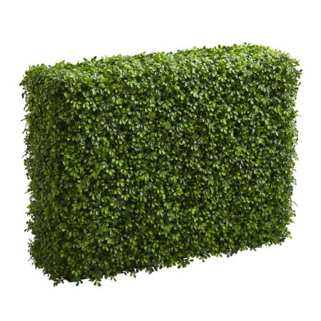 Captivating 39" Boxwood Artificial Hedge (indoor-Outdoor)