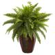 Dazzling Boston Fern Artificial Plant in Decorative Planter