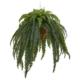 Beautiful 50" Giant Boston Fern Artificial Plant in Hanging Cone