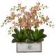 Exquisite Phalaenopsis Orchid Arrangement in Decorative Wood Vase