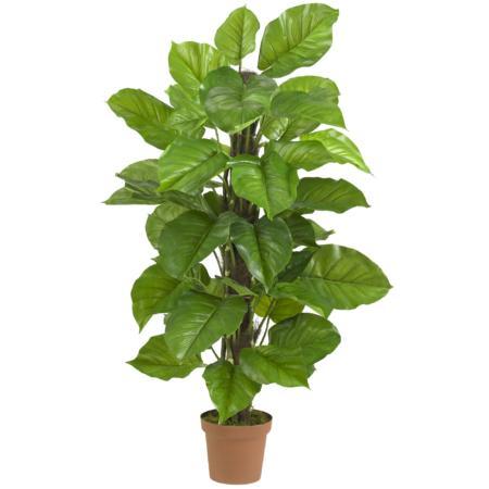 Beautiful 52" Large Leaf Philodendron Silk Plant (Real Touch)