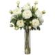 Stunning Peony w-Cylinder Silk Flower Arrangement