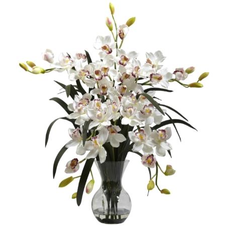 Stunning Large Cymbidium w-Vase Arrangement