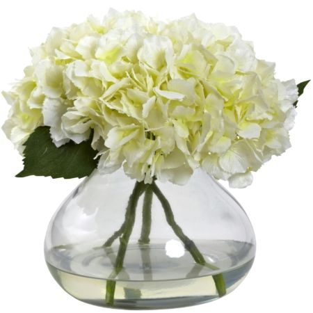 Stunning Large Blooming Hydrangea w-Vase