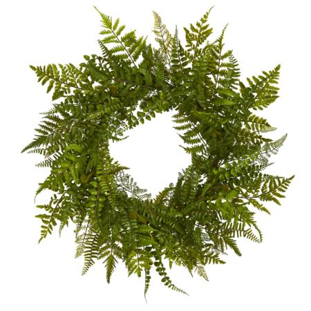 Beautiful 24" Mixed Fern Wreath