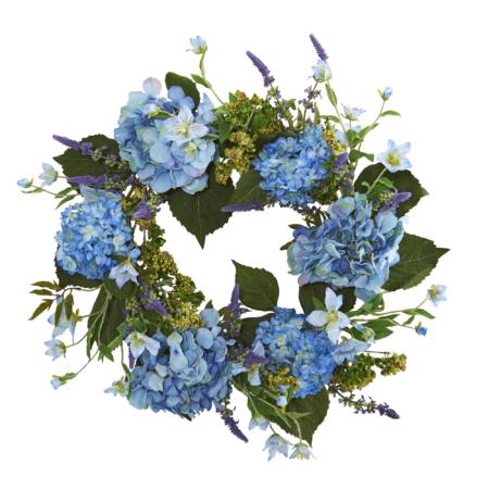 Captivating 24" Hydrangea Wreath