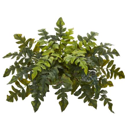 Beautiful 32" Holly Fern Artificial Ledge Plant