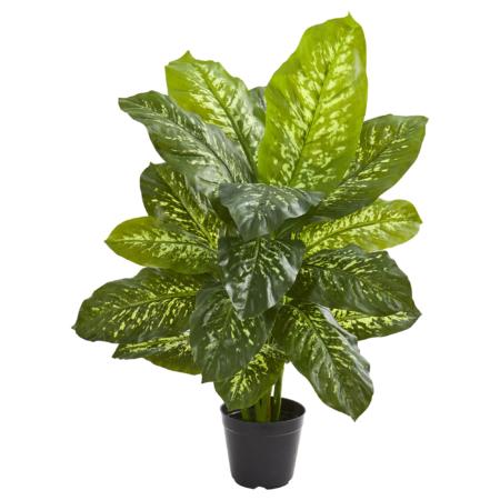 Beautiful 34" Dieffenbachia Artificial Plant (Real Touch)