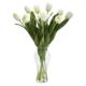 Beautiful 24" Tulips Artificial Arrangement in Vase