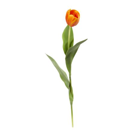 22" Tulip Artificial Flower (Set of 8) - Orange