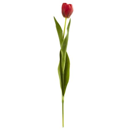 22" Tulip Artificial Flower (Set of 8) - Red