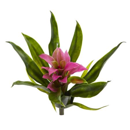 10" Bromeliad Bush (Set of 6) - Purple