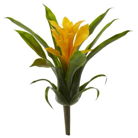 10" Bromeliad Bush (Set of 6) - Yellow