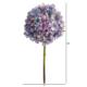 19" Hydrangea Artificial Flower (Set of 3) - Blue Lavender