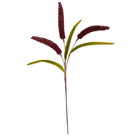 30" Sorghum Harvest Artificial Flower (Set of 12) - Burgundy