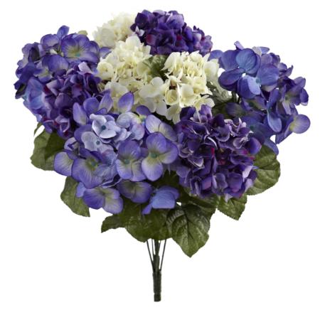 Radiant 19" Hydrangea Artificial Plant (Set of 3)