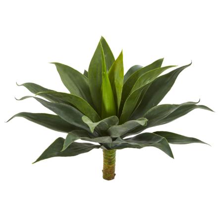 Stunning 19" Large Agave Artificial Plant (Set of 2)