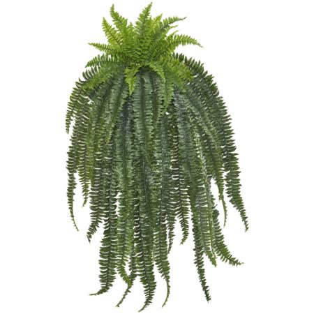 58" Boston Fern Artificial Hanging Plant