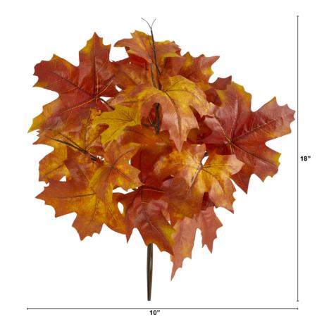 Autumn Maple Leaf Artificial Flower