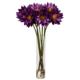 30" Lotus Artificial Arrangement in Cylinder Vase - Purple