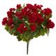 Luxurious 19" Geranium Bush UV Resistant (Indoor-Outdoor) (Set of 3)