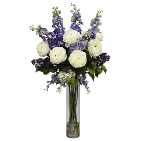 Rose Delphinium and Lilac Mix in Purple